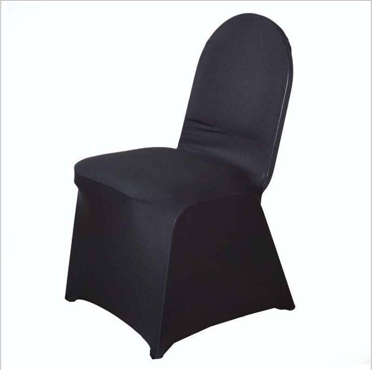 Rouched Spandex Black Chair Cover - Prime Time Party and Event Rental