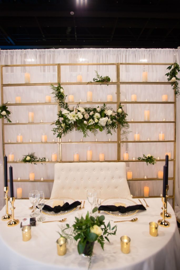 Gold Candle Wall – The Wedding Vogue